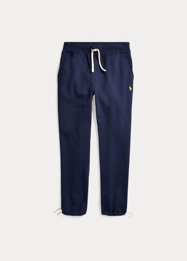 Pantalones Polo Ralph Lauren Hombre Azul Marino - Cotton-Blend-Fleece - ZIVMK0493